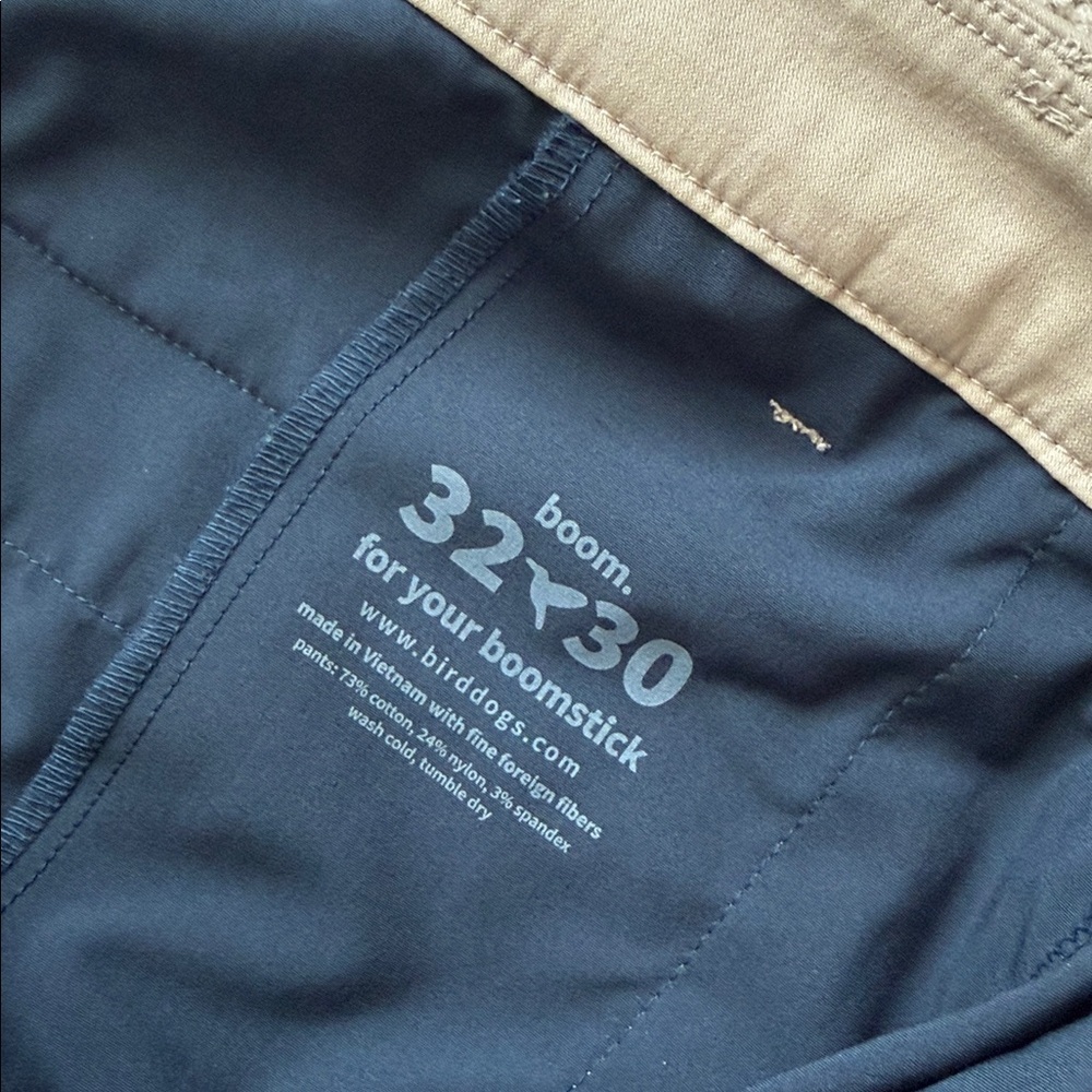 Birddogs Tan/Khaki Straight Leg Chino Work Pants - Picture 4 of 6